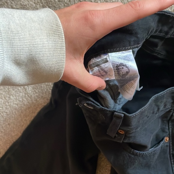 Levi Strauss & Co old/vintage black jeans - Picture 5 of 5